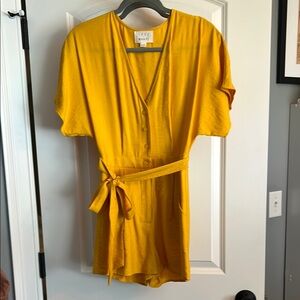 Lost + Wander Mustard Yellow Romper